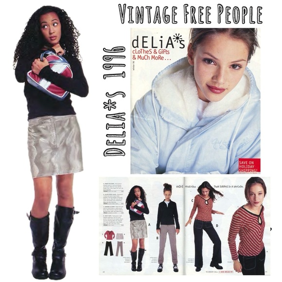 EUC Free People Metallic Mini Skirt *Vintage Y2K/90s* - Picture 9 of 15